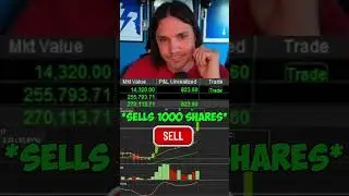 Making a lightning fast $800 in the stock market #fyp #daytrader #daytrading #trading #stocks