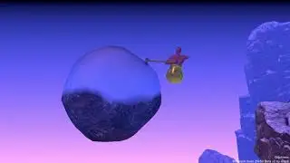 getting over it with bennet foddy glitchless% speedrun in 4 minuets and 24 seconds