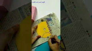 waste material craft /pencil stand/best out of waste material craft #easy #shorts #wastematerial
