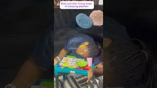 Kids and funny sleeping position #shorts #funny#comedy
