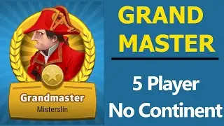 5 Player No Continent Game! (Risk: Global Domination)