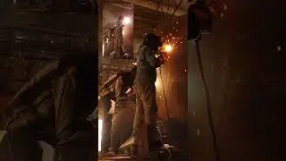 BRINGING METAL TO LIFE| Cinematic of Stick Welding Pt2 #welding #cinematic #cinematics #stickwelding