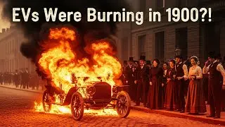 The First Electric Car Fire &mdash; EV Battery Dangers Existed 100 Years Ago