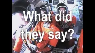 STS-135 Space Shuttle Launch | Transcript Clarification | Cockpit Camera & Audio