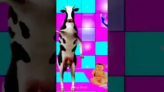 cow disco dance #viral #trending #cow #dance #funny #youtubeshorts