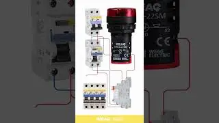Wiring Made Simple: MCB to Relay with Pilot Light（Indicator ） Showing Circuit Status.
