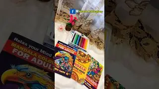 Let&rsquo;s unpack Mandala Colouring book | relax your mind & body #mandala #viralvideo #foryou #trending