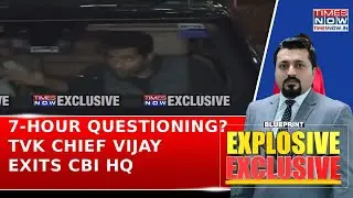 TVK Chief Vijay Leaves CBI Headquarters After 7 Hours Of Questioning In karur Stampede Probe