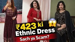 ₹423 Ki Kurti Set 😍 Honest Review | Worth It Ya Nahi? @reviewsbyekta