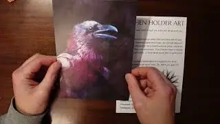 Free Raven Print from Stephen Holder Art.
