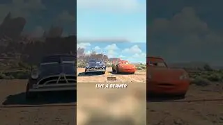 McQueen races Doc Hudson #cars1 #dochudson