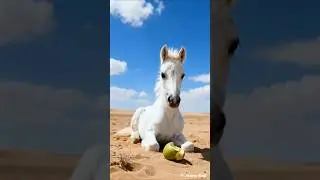 A baby horse saved the guava tree 😭#ai #guava #horse #tree #baby #shorts #emotional