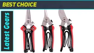 Multipurpose Pruning Shears with Stainless Steel Blades The Best for Garden Care!