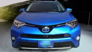 2016 Toyota RAV4 Hybrid Limited AWD - Exterior and Interior Walkaround - Debut at 2015 New York Auto