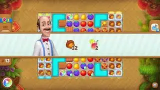 Gardenscapes 812 Level - 13 moves - NO BooSTERS