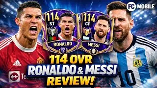 114 OVR CR7 AND MESSI REVIEW??😱😱😱