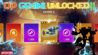 UNBELIEVABLE GEMINI 6 UNLOCK 😱 | OP GAMEPLAY With a Mysterious META Mech 🔥| Mech Arena 