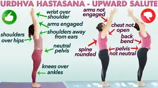 Urdhva Hastasana Pose Upward Salute