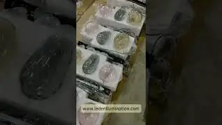 Precision Lighting Pros: Glass Chandeliers Off to Saudi! #chinalightingfactory #wholesalelighting