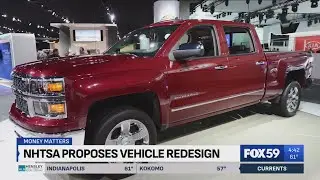 NHTSA calls for redesign of large SUVs and pickups