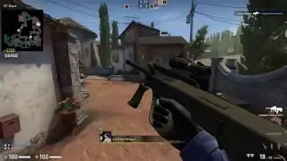 (CS:GO Casual) Playing With A Hacker