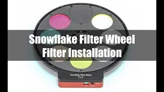 One piece filter mask? How to install unmounted filter for Wanderer Snowflake Filter Wheel.