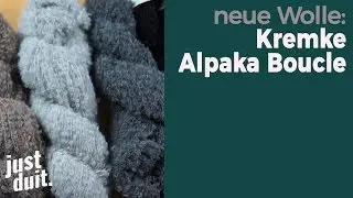 neue Wolle. Kremke Alpaka Boucle