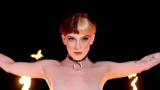 Flame Kissed Fire Arts - Black Swan
