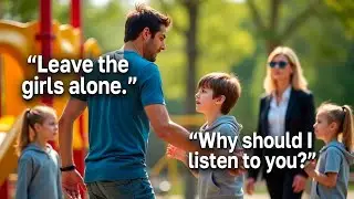 When a Single Dad Protected Two Girls, He Never Expected Their Mother to Be Watching