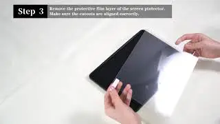 OMOTON A11 The Updated Installation Video for Screen Protector with Guide Frame