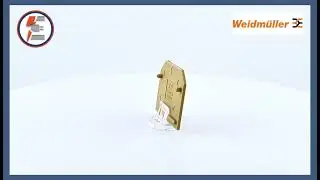 Weidmuller End Plate 0460560000 | Beige | -50&deg;C to 100&deg;C | Durable Terminal Block Accessory