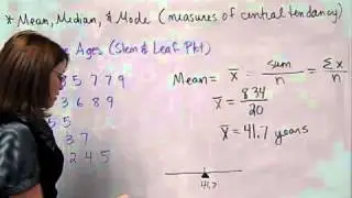 MAT 110 Basic Statistics Lesson 2 video 1