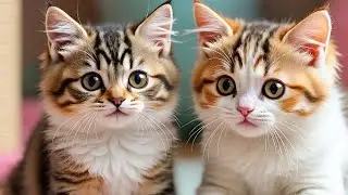 Кот пьет молоко, милый кот Принц, мой очаровательный малыш, видео с животными для любителей кошек...