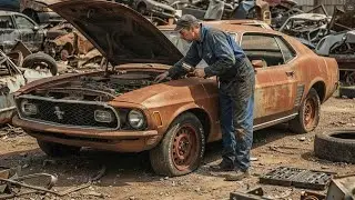 ASMR Car Restoration! Full Restoration 1970 Ford Mustang from Abandoned to Looking New