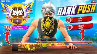 🔴[Live Free Fire New Rank Season Rank Push Live !! #freefirelive #shortsfeed