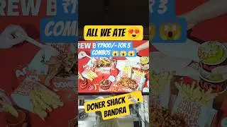 ₹1900 for 3 D&ouml;ner Shack Combos in Bandra&hellip; Worth It or Overhyped? #BandraEats #MumbaiFoodies
