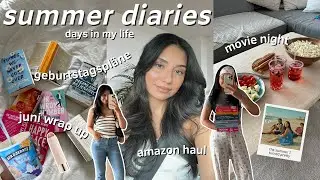 movie night, amazon haul, juni wrap up, geburtstagspläne ✨summer diaries