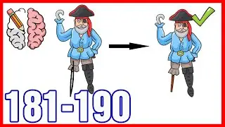 Tricky Line Draw the Part Level 181 182 183 184 185 186 187 188 189 190 Solution or Walkthrough