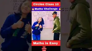 Class 10 Maths 🔥 Chapter 10 | Math Challenge| Circles Class 10 #trending #fun #youtubeshorts #shorts