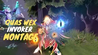 Quas Wex Invoker Best Plays Montage Gameplay - Dota 2