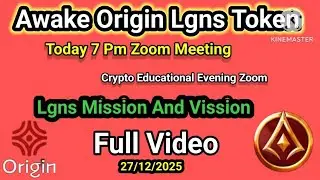 Origin Lgns Token Mission And Vission ?? #originlgnstoken 