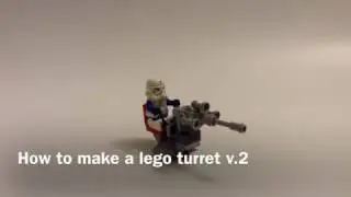 How to build a Lego turret V.2 (Moc)