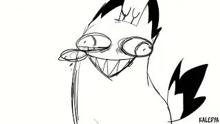 There’s a weird Cursed Alastor Cat - Hazbin Hotel Animation
