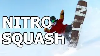 Охота за пухляком на сноуборде Nitro Squash