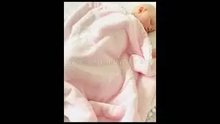 Personalised Pink Fleece Baby Blanket
