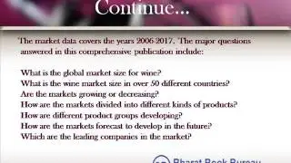 Bharat Book Presents : Global Wine Market to 2017