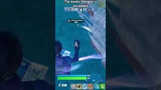 The exotic shotgun is incredible #fortnite #fortniteshorts