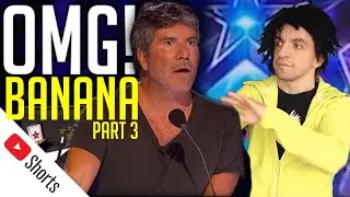 My Banana Magic at Britain's Got Talent #deepfake #magic #parody #bgt #mrbean #comedy #funnyguys