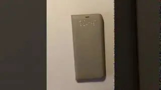 Умный чехол книжка LED View Cover для Samsung Galaxy S8