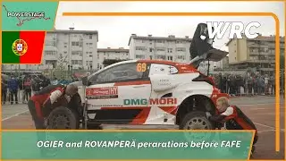 OGIER and ROVANPER&Auml; Preparations for POWERSTAGE FAFE WRC RALLY PORTUGAL 2022 || PURE SOUND